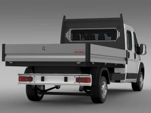 ram promaster cargo crew cab truck 2015 3D Model