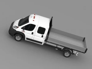 ram promaster cargo crew cab truck 2015 3D Model