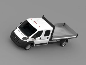 ram promaster cargo crew cab truck 2015 3D Model