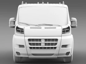 ram promaster cargo crew cab truck 2015 3D Model