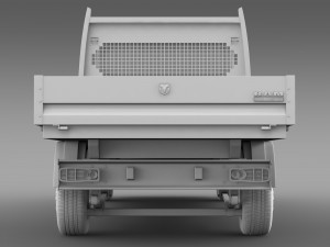 ram promaster cargo crew cab truck 2015 3D 模型