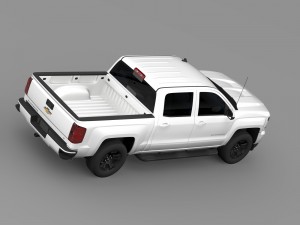 chevrolet silverado lt z71 crew cab gmtk2 short bo Modelo 3D