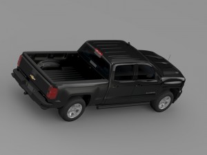 chevrolet silverado lt z71 crew cab gmtk2 standart Model 3D