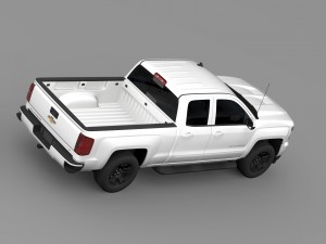 chevrolet silverado lt z71 double cab gmtk2 standa 3D 模型