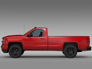 chevrolet silverado lt z71 regular cab gmtk2 long 3D Model