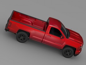chevrolet silverado lt z71 regular cab gmtk2 long 3D Model
