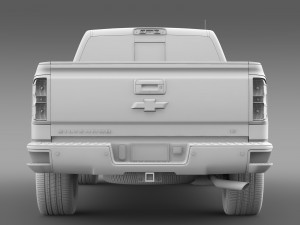 chevrolet silverado lt z71 regular cab gmtk2 long 3D Model