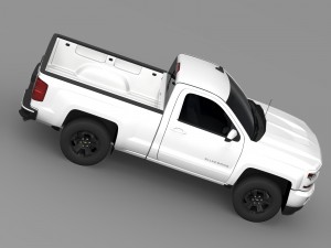 chevrolet silverado lt z71 regular cab gmtk2 stand Model 3D
