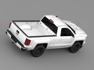 chevrolet silverado lt z71 regular cab gmtk2 stand Model 3D