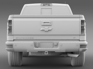 chevrolet silverado lt z71 regular cab gmtk2 stand Model 3D
