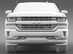chevrolet silverado lt z71 regular cab gmtk2 stand Model 3D