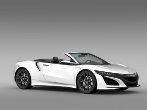 honda nsx cabriolet 2017 3D 모델