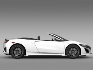honda nsx cabriolet 2017 3D 모델