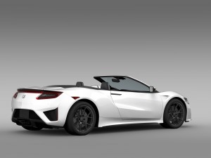 honda nsx cabriolet 2017 3D 모델