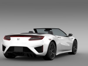 honda nsx cabriolet 2017 3D 모델