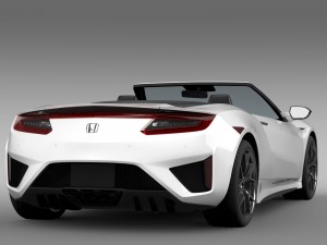 honda nsx cabriolet 2017 3D 모델