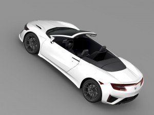 honda nsx cabriolet 2017 3D 모델