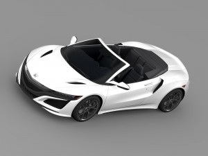honda nsx cabriolet 2017 3D 모델