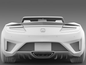 honda nsx cabriolet 2017 3D 모델