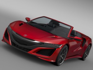 acura nsx cabriolet 2017 3D Model