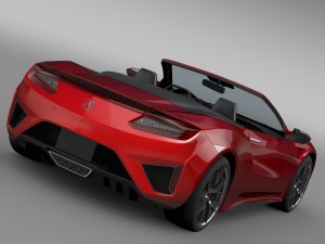 acura nsx cabriolet 2017 3D Model