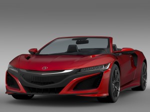 acura nsx cabriolet 2017 3D Model