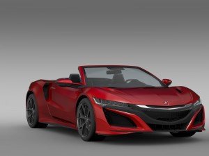 acura nsx cabriolet 2017 3D Model