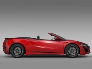 acura nsx cabriolet 2017 3D Model