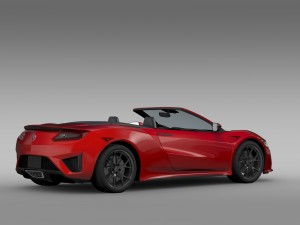 acura nsx cabriolet 2017 3D Model