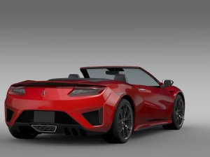 acura nsx cabriolet 2017 3D Model