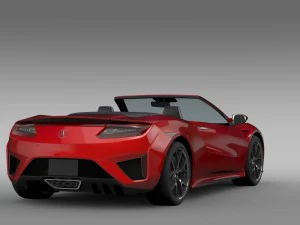 acura nsx cabriolet 2017 3D Model
