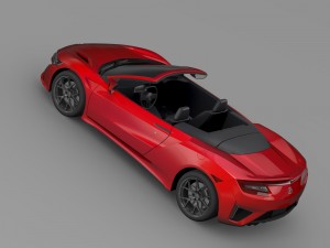 acura nsx cabriolet 2017 3D Model