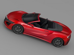acura nsx cabriolet 2017 3D Model