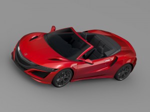 acura nsx cabriolet 2017 3D Model