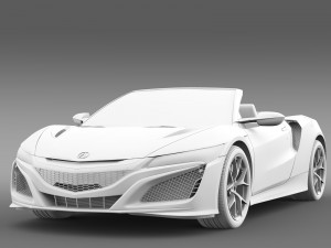 acura nsx cabriolet 2017 3D Model