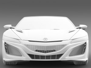 acura nsx cabriolet 2017 3D Model