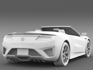 acura nsx cabriolet 2017 3D Model