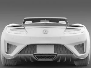 acura nsx cabriolet 2017 3D Model