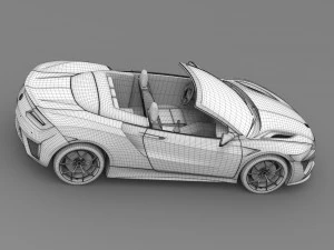 acura nsx cabriolet 2017 3D Model