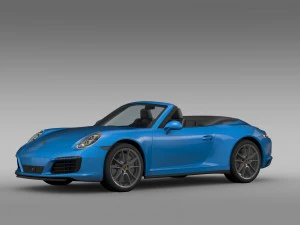 porsche 911 carrera 4 cabriolet 991 2016 3D Model