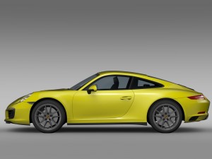 porsche 911 carrera 4 coupe 991 2016 Model 3D