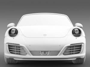 porsche 911 carrera 4s cabriolet 991 2016 3D Model
