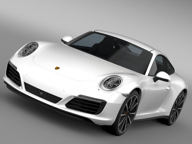 porsche 911 carrera 4s coupe 991 2016 Modelo 3D .c4d .max .obj .3ds .fbx .stl .blend 