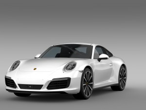porsche 911 carrera 4s coupe 991 2016 Modelo 3D