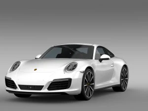porsche 911 carrera 4s coupe 991 2016 3D Model