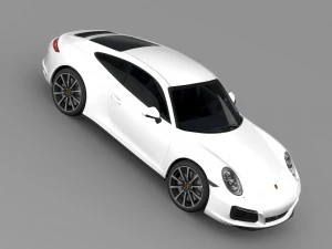 porsche 911 carrera 4s coupe 991 2016 3D Model