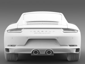 porsche 911 carrera 4s coupe 991 2016 Modelo 3D