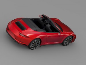 porsche 911 carrera cabriolet 991 2016 3D Model