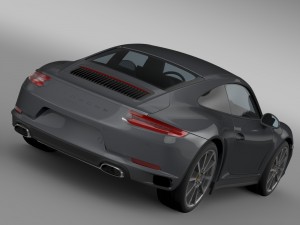 porsche 911 carrera coupe 991 2016 Modello 3D