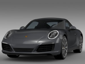 porsche 911 carrera coupe 991 2016 Modello 3D